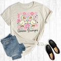 Funny Floral Goose Bumps Graphic Tee