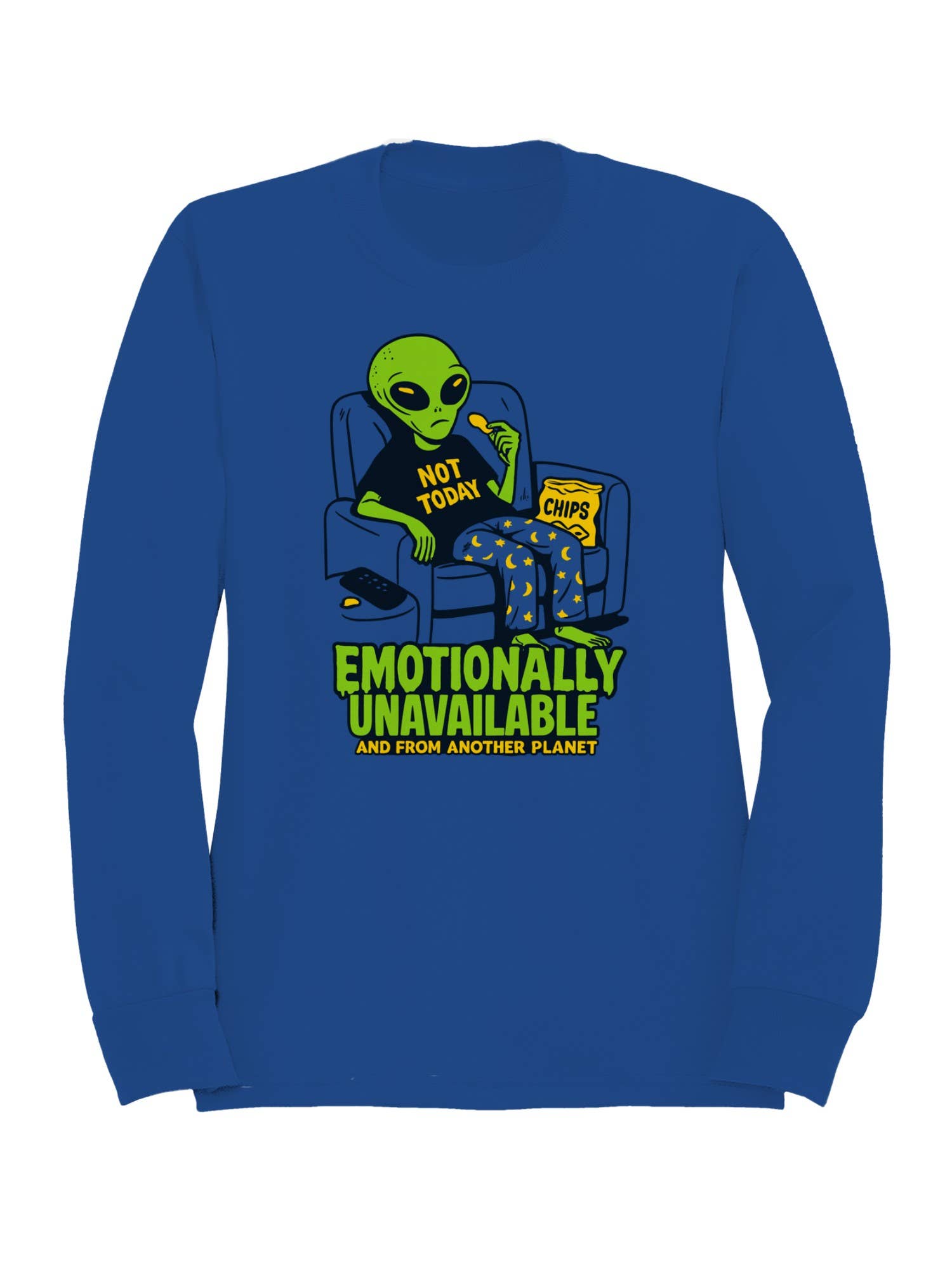 Emotionally Unavailable Alien Vibes Men's Sweatshirt