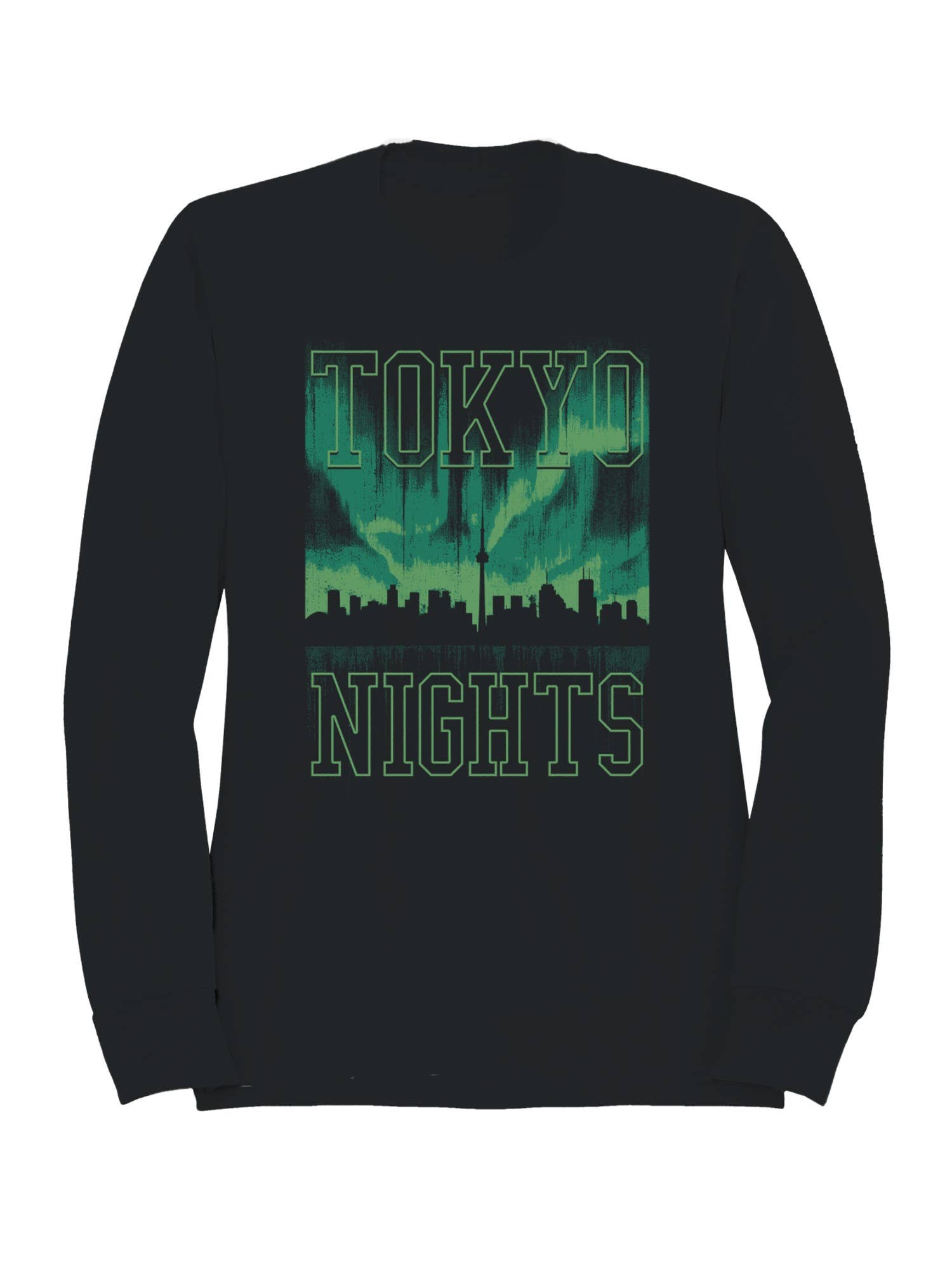 Tokyo Nights Skyline Vibes Men's Sweatshirt