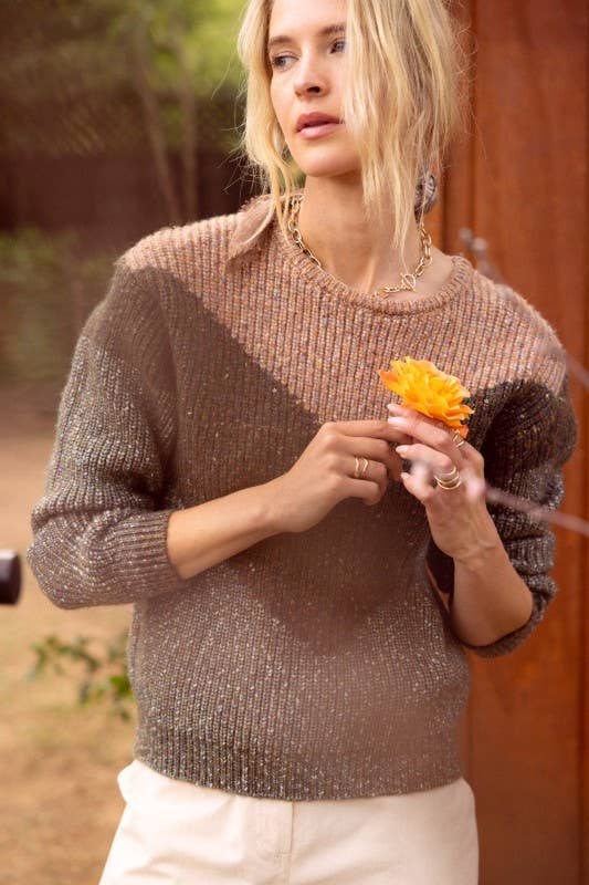 Multi Color Chevron Sweater