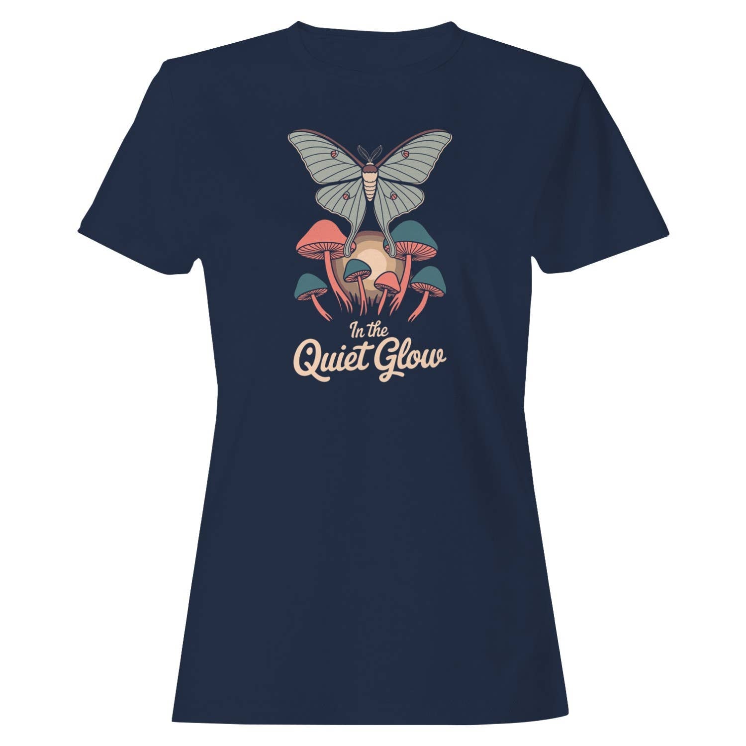 Moth and Mushrooms Women's T-Shirt