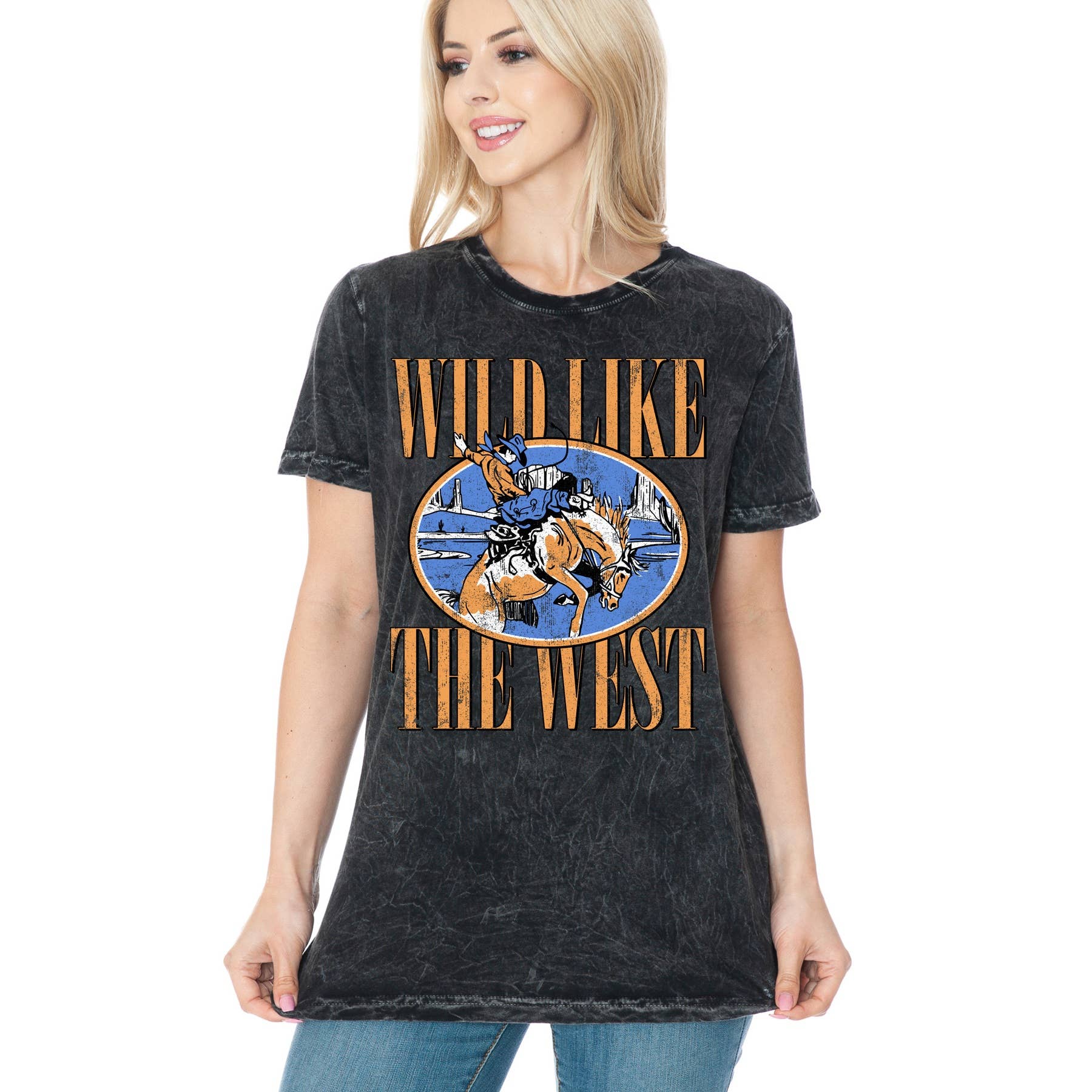 Wild Like the West - Mineral Wash T Shirt