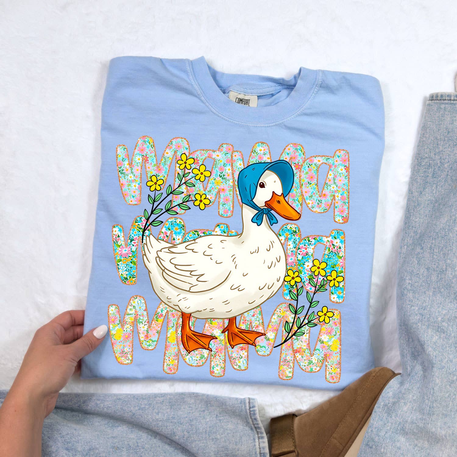 Mama Goose Floral Tee