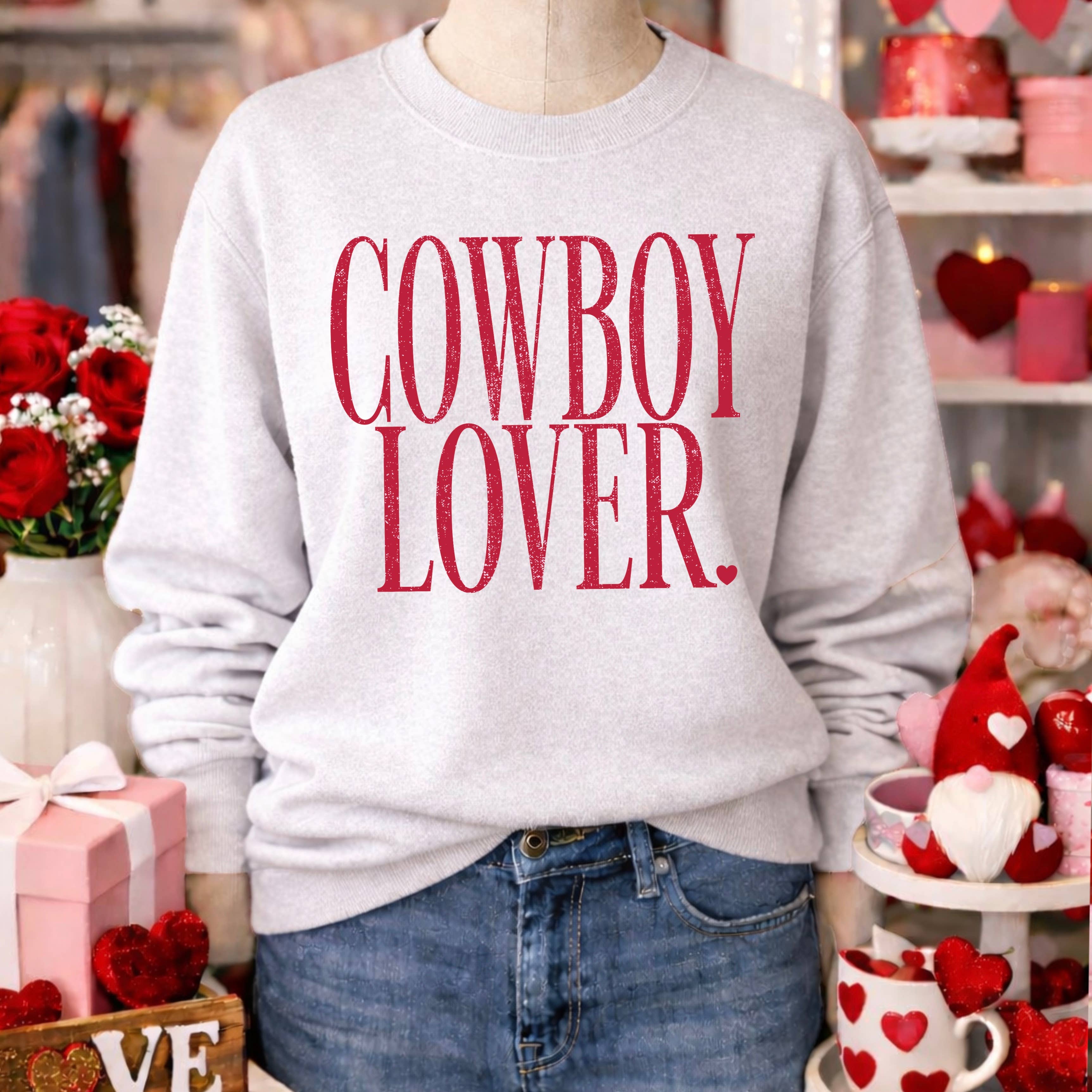 Cowboy Lover Valentine’S Day Sweatshirt | Gildan Brand
