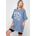 Howdy  Vintage   Graphic  Oversized Tee