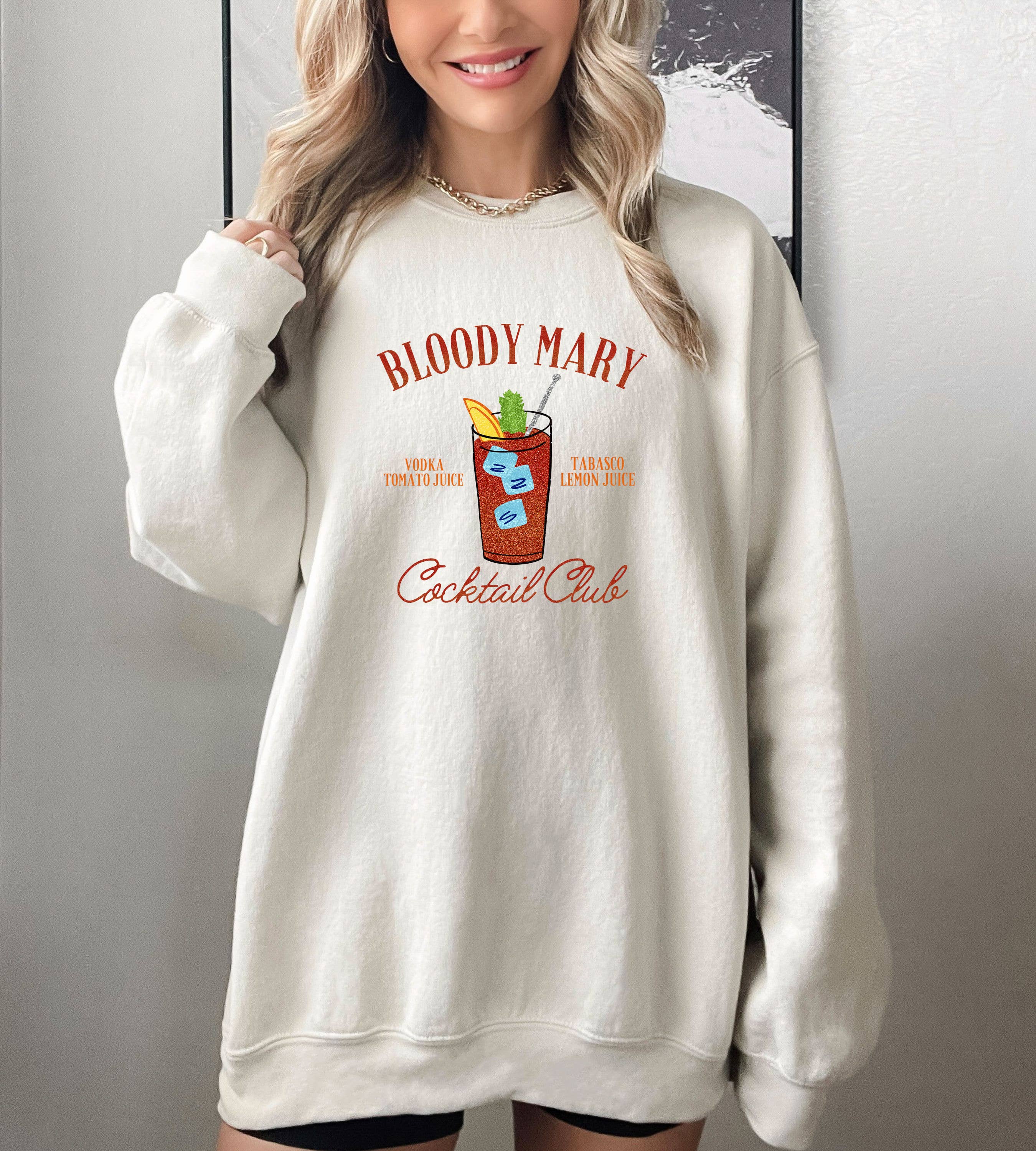 Transfer Only, Trendy Screen Print Transfer, Bloody Mary