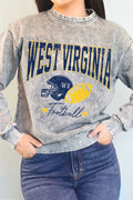 West Virginia Football Mineral Graphic Brushed Sweatshirts