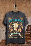 Western Vibes Rodeo Show Graphic Top