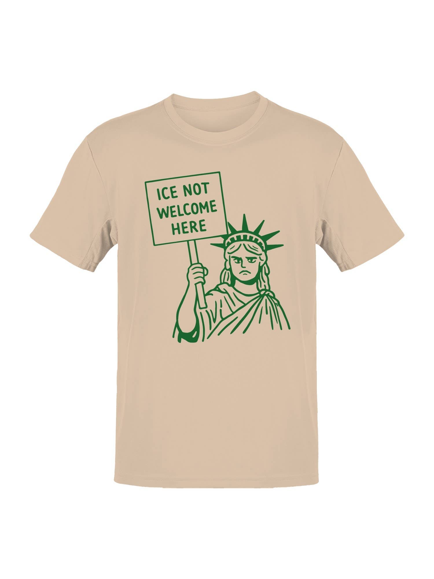 Ice Not Welcome Here Men's T-Shirt Natural