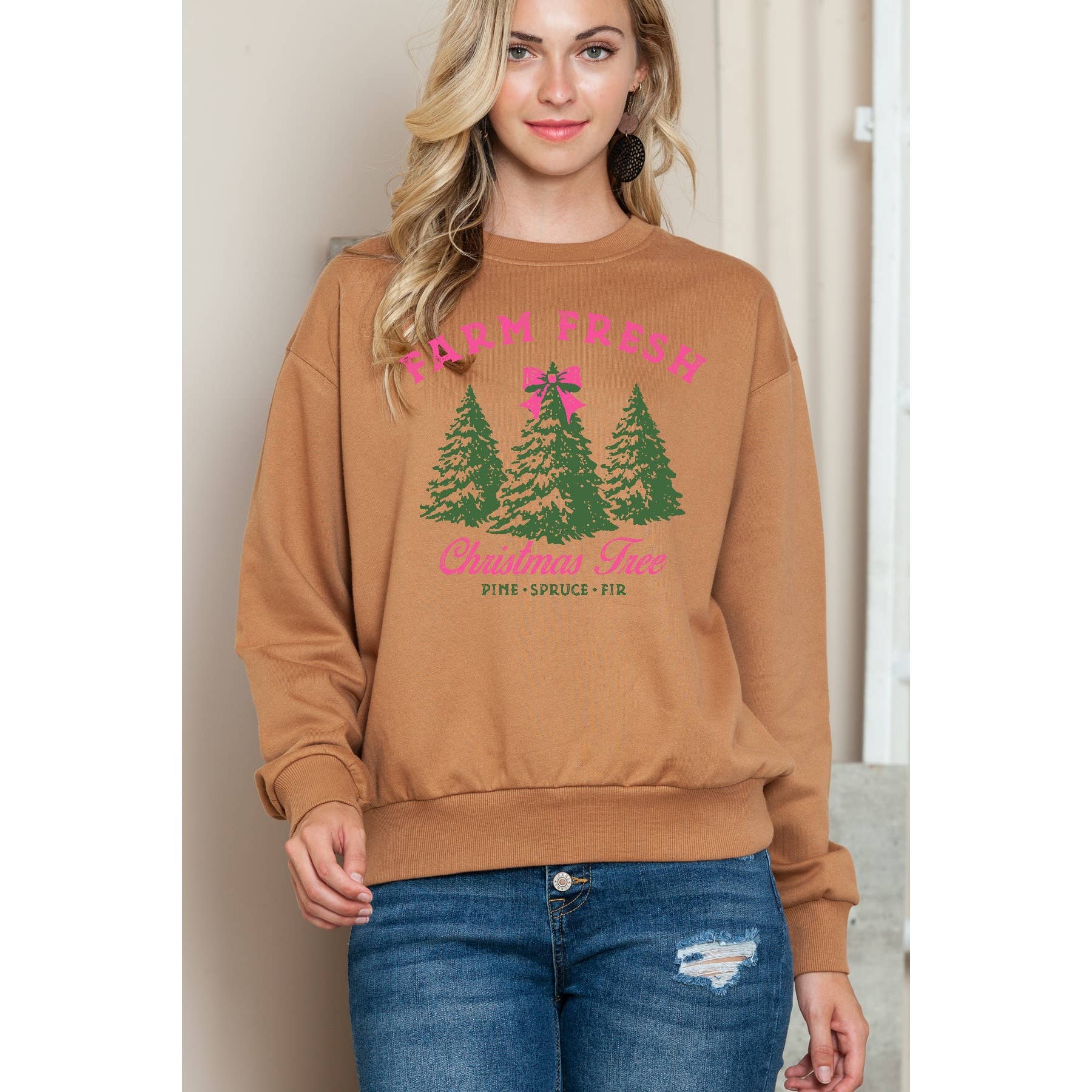 Farm Fresh Christmas Tree - Crewneck Sweatshirt