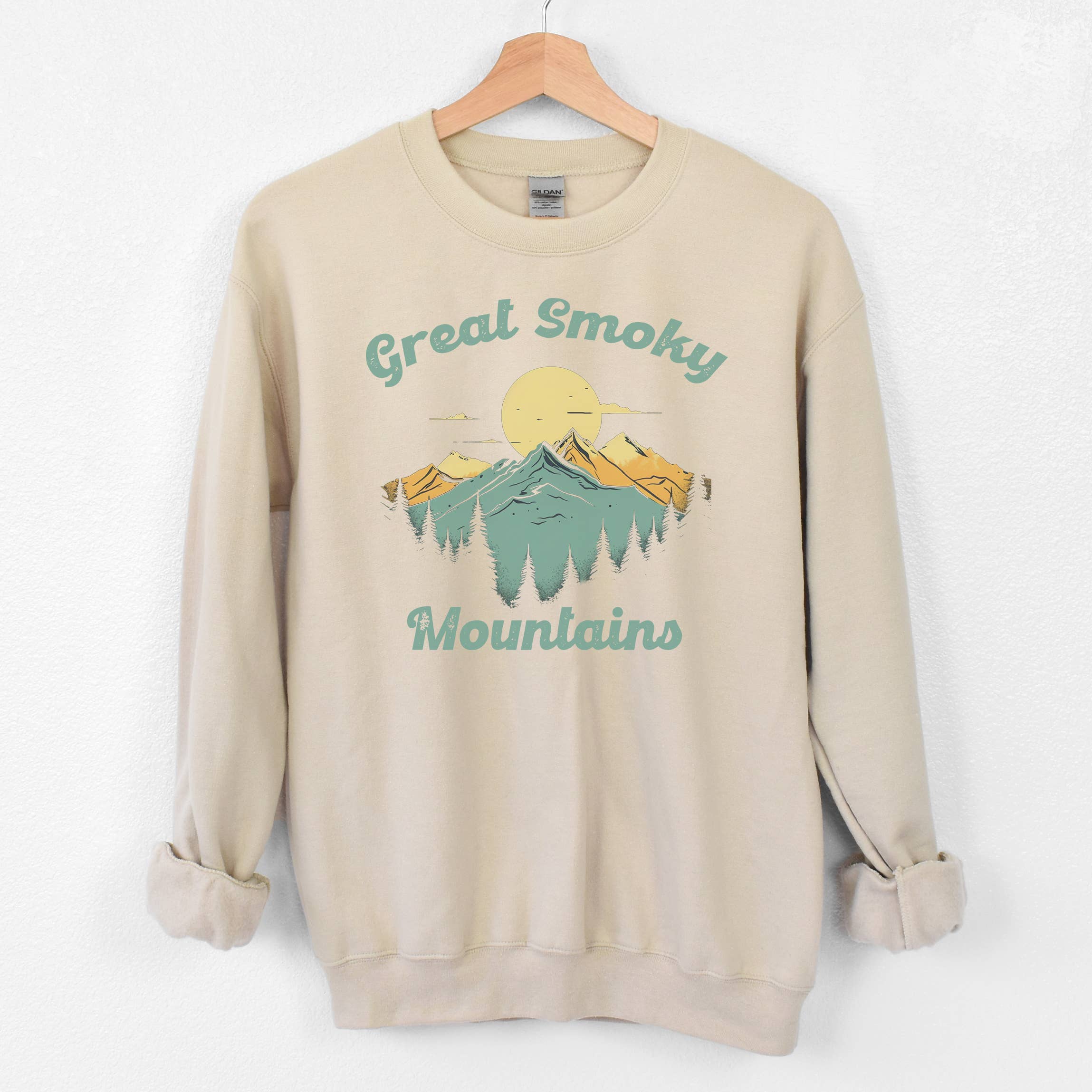 Great Smoky Sand Sweatshirt | National Park  | Sizes S-2XL