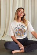 She Is Strong Proverbs 31:25 Mineral Washed Graphic Top