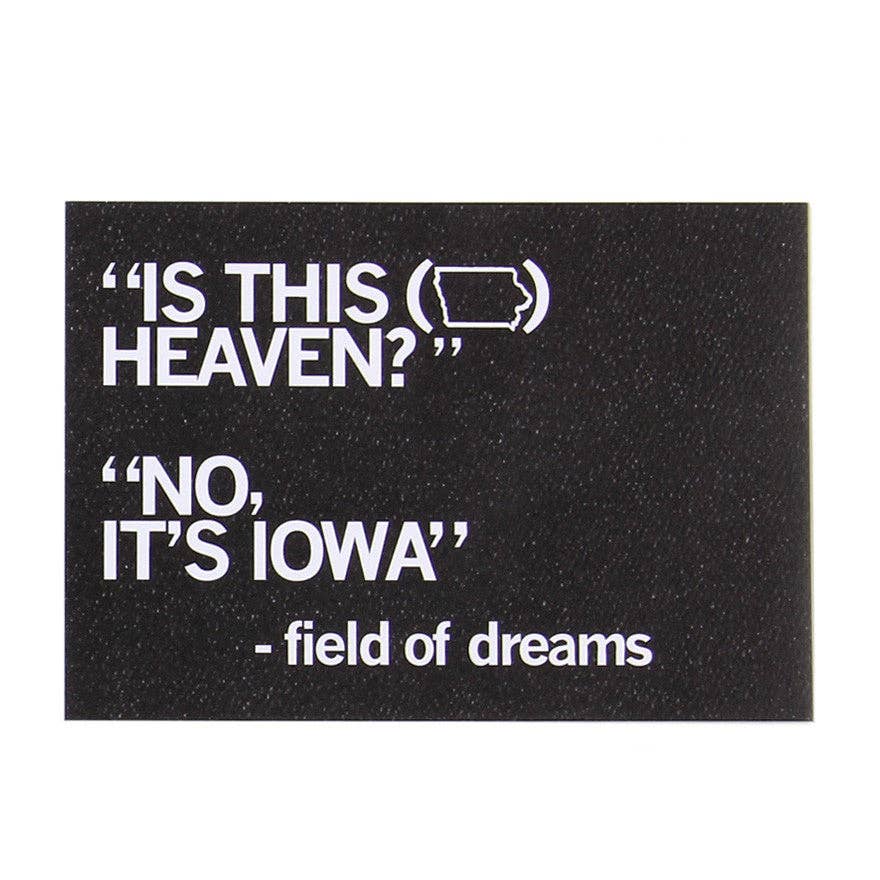 Heaven Text Postcard