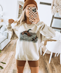 Retro Duck Scene - Cream - Sweatshirts & T-Shirts