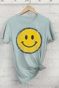 Smiley Splash Face Graphic Tshirts