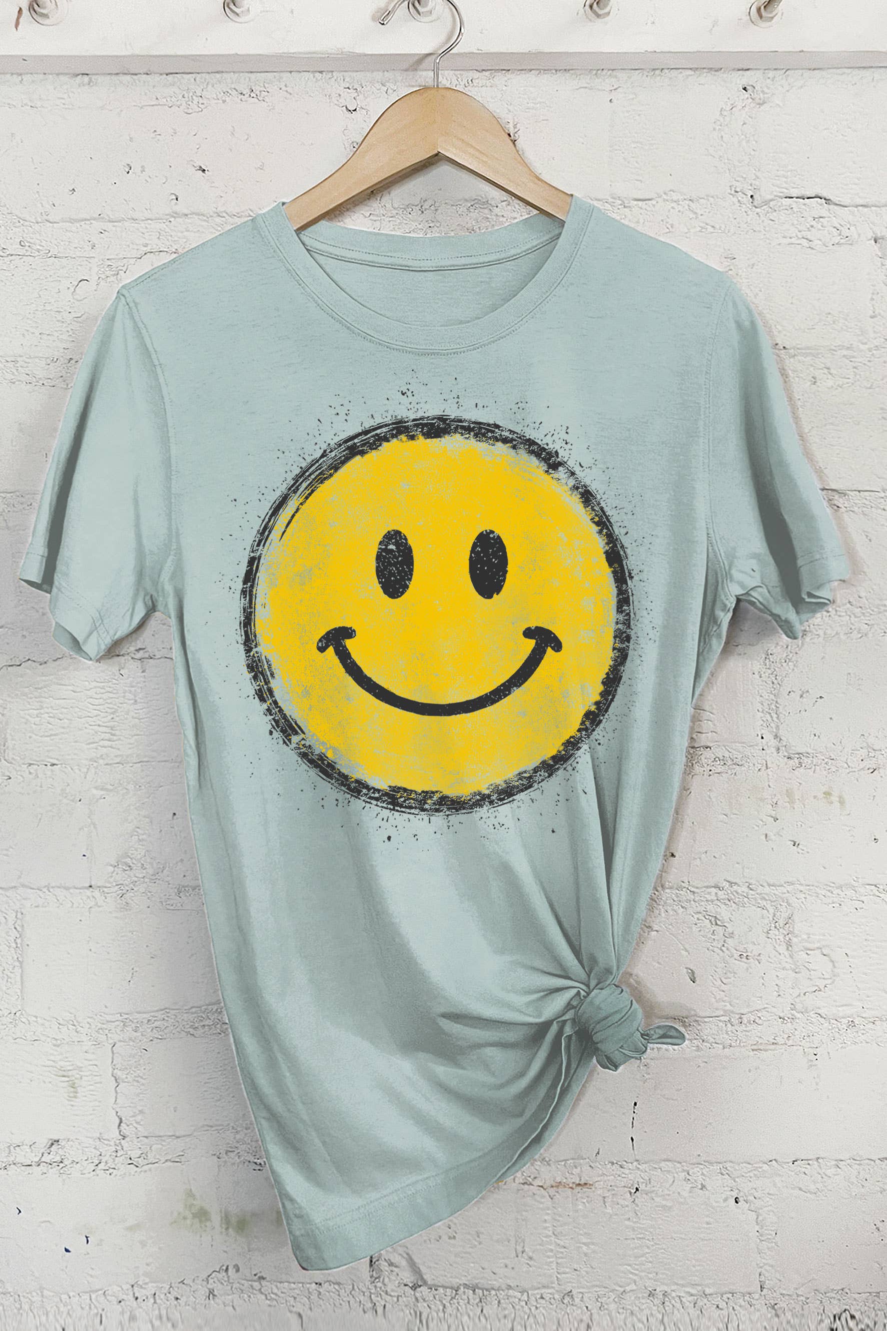Smiley Splash Face Graphic Tshirts