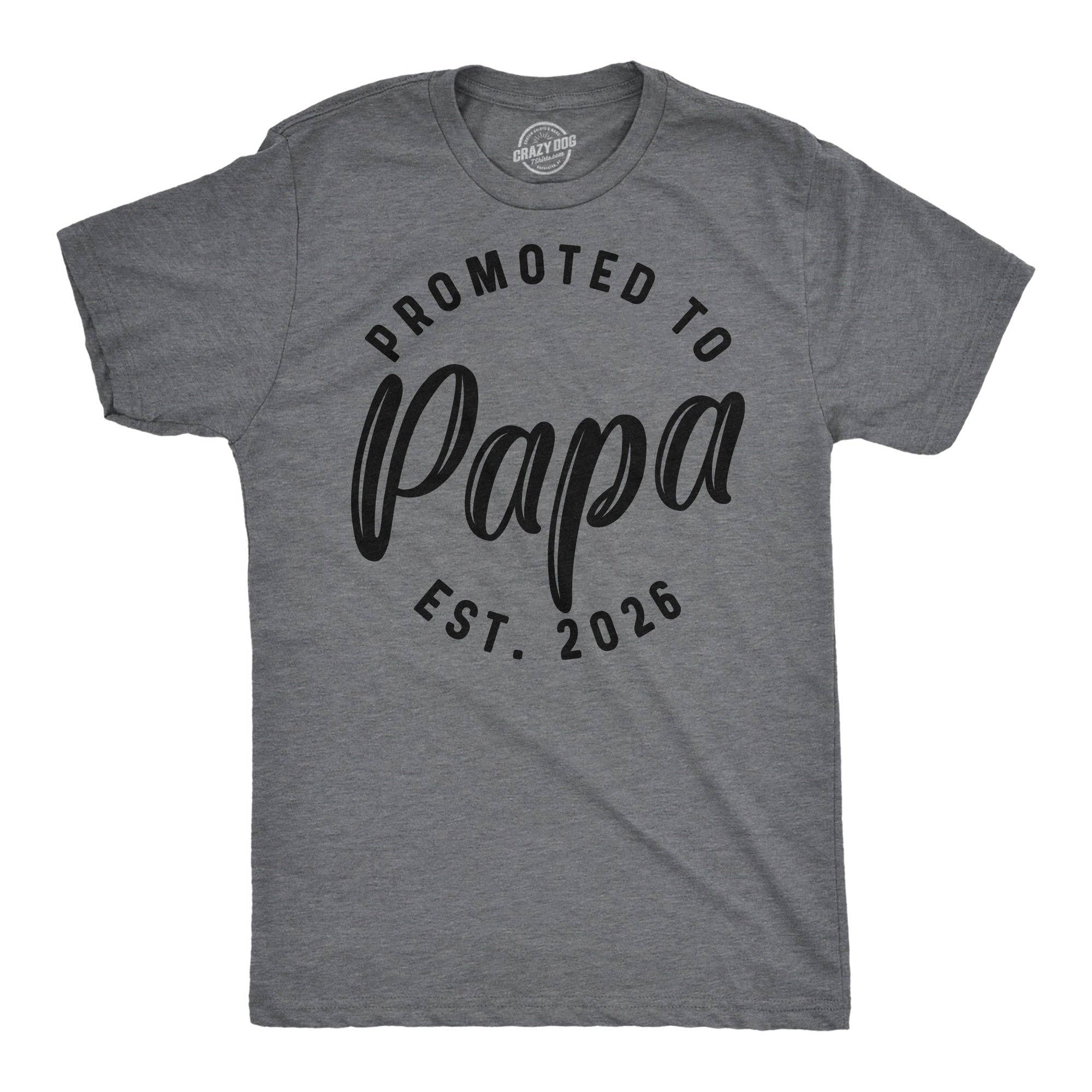 Promoted To Papa 2026 Men's T Shirt