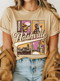 Vintage Nashville Posters Graphic Tshirts