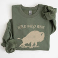 Wild Wild West, Buffalo, Country, Cowboy, Cowgirl Sweatshirt