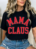 Mama Claus Puff Graphic Tshirts