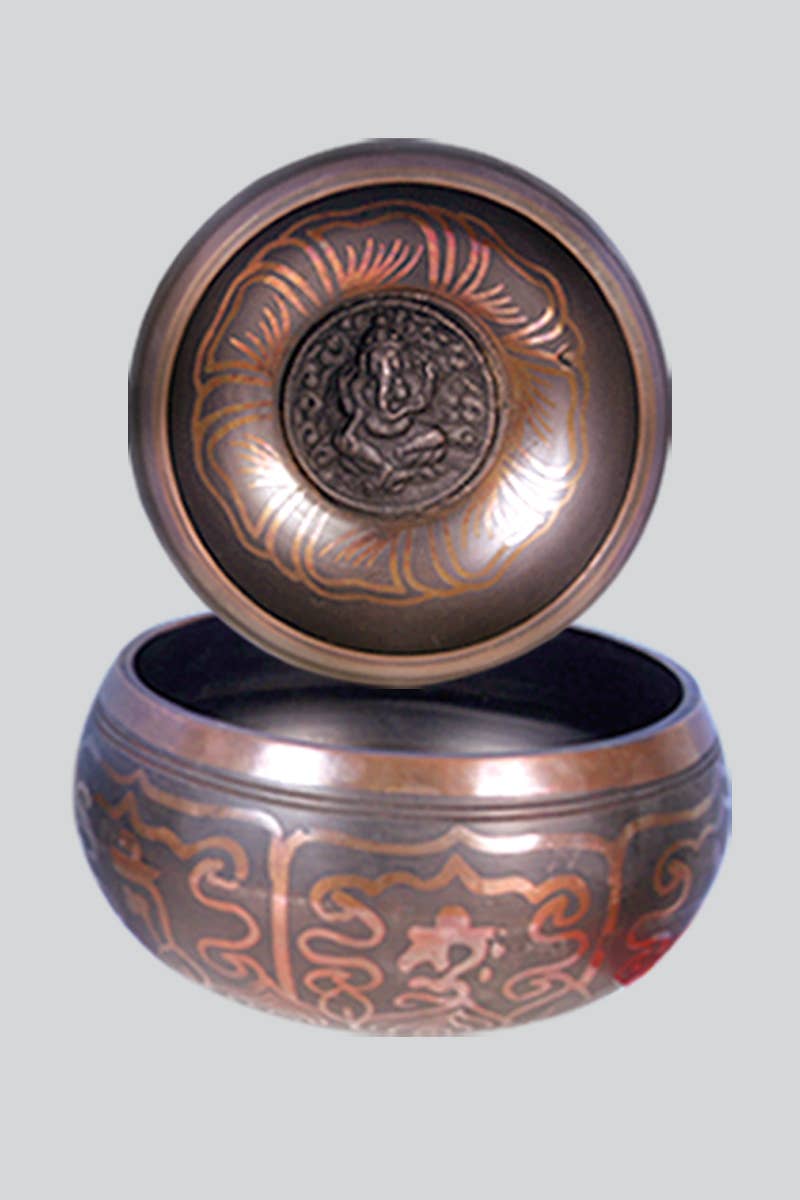 Large Singing Bowl Ganesh  (Sb-Gl)