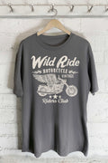 Wild Ride Motorcycle-Oversized Tee