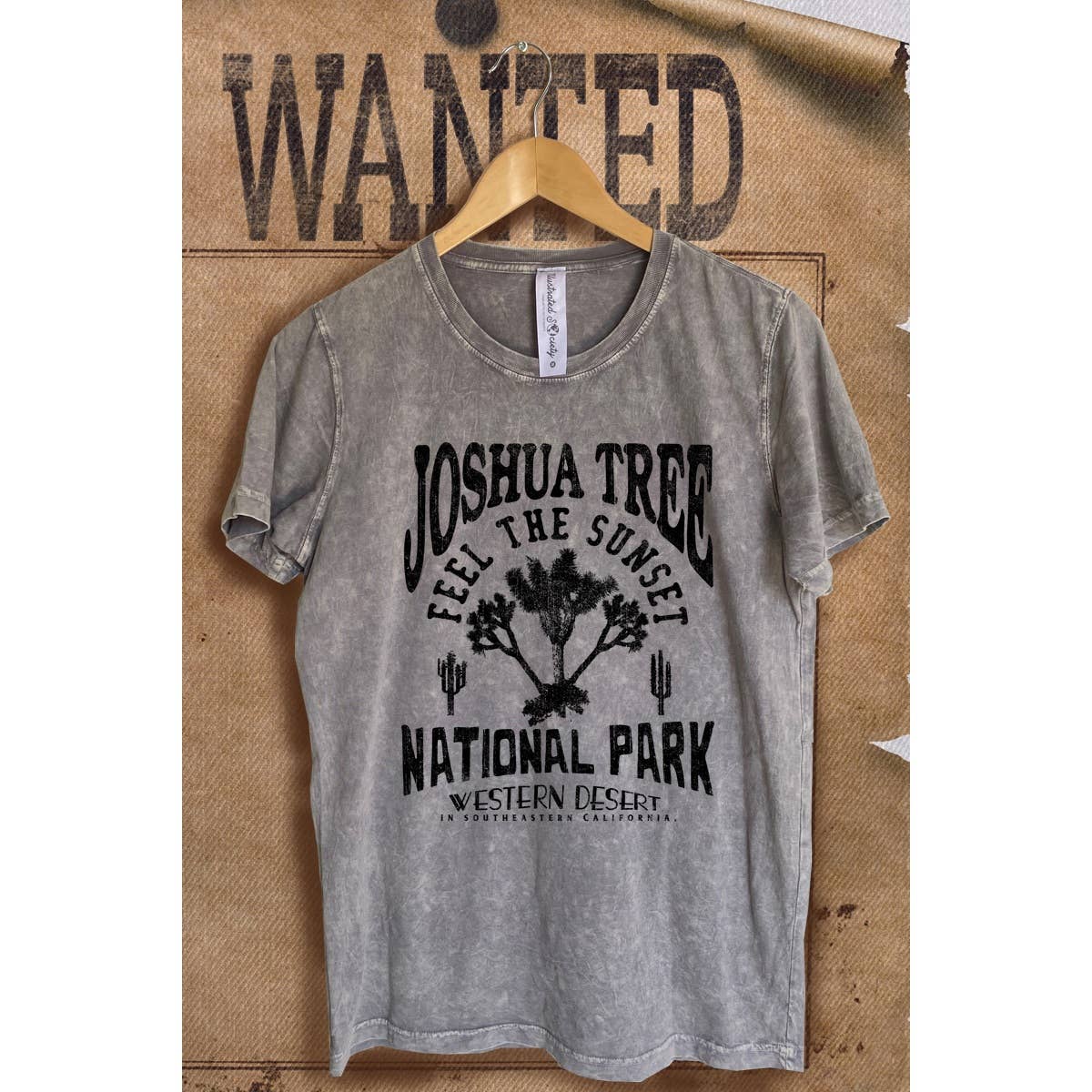 Joshua Tree Vintage  Mineral Wash  Graphic  Tee