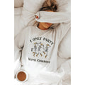 I Only Party with Cowboys Western Graphic Sweatshirts