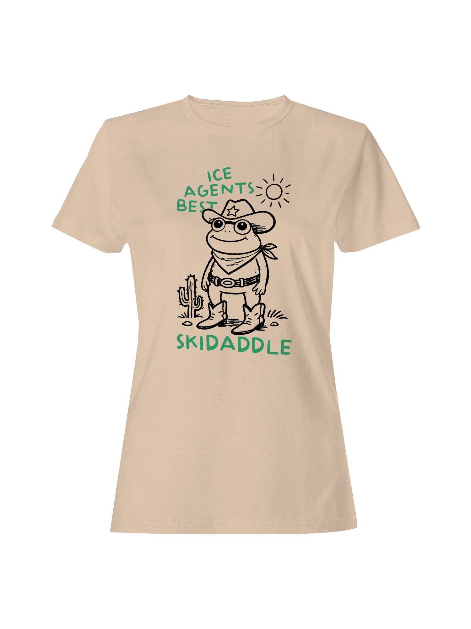 Ice Agents Skidaddle Meme Women's T-Shirt Natural