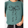 Ribbon Vintage Graphic Oversized Tee