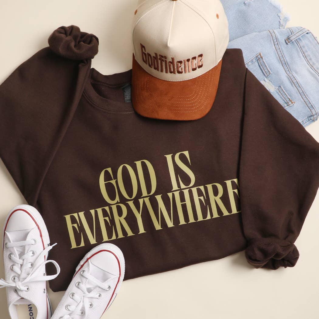 God Is Everywhere Heavyweight Fleece Sweatshirt