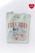 Free Bird America Plus Mineral Graphic Top