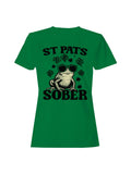 St. Patrick's Day St Pat's Sober Frog Women's Tee