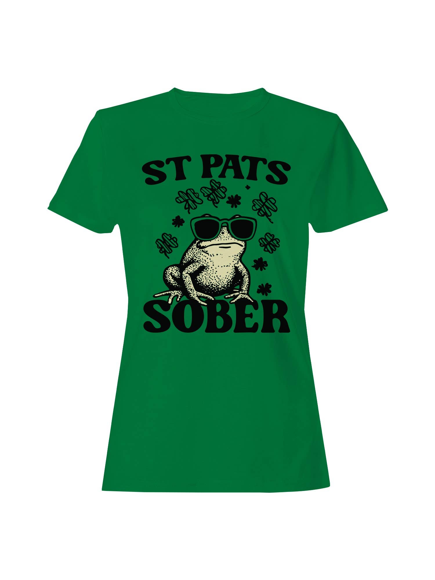 St. Patrick's Day St Pat's Sober Frog Women's Tee