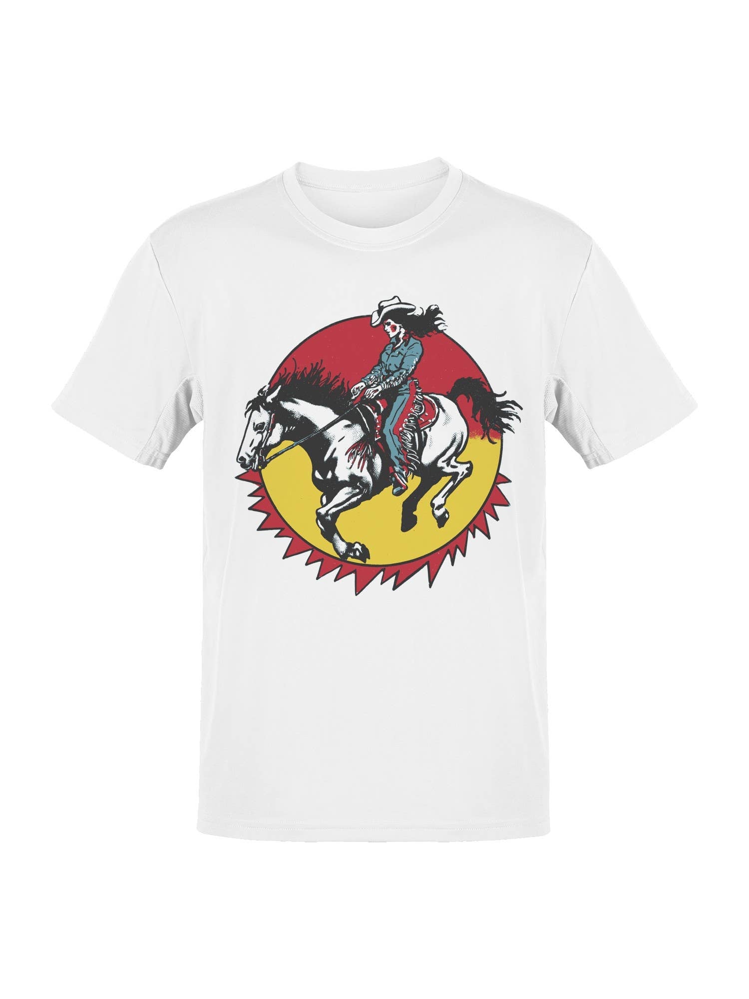 Wild West Rodeo Cowboy Design Men's T-Shirt