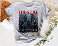 Thug Life Horror Movie Icons - Halloween Graphic Tee Shirt
