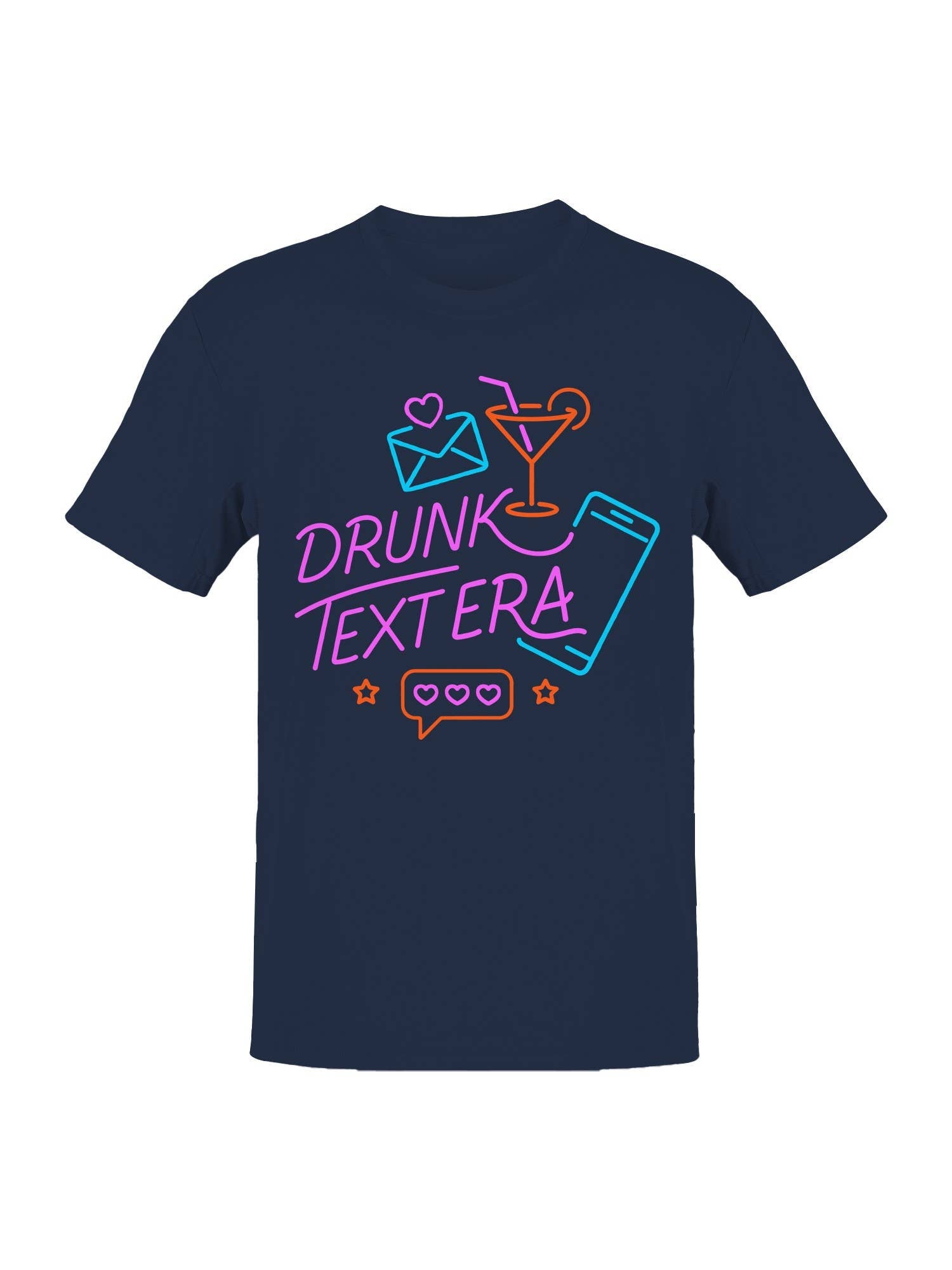 Neon Drunk Textera Fun Design Men's T-Shirt