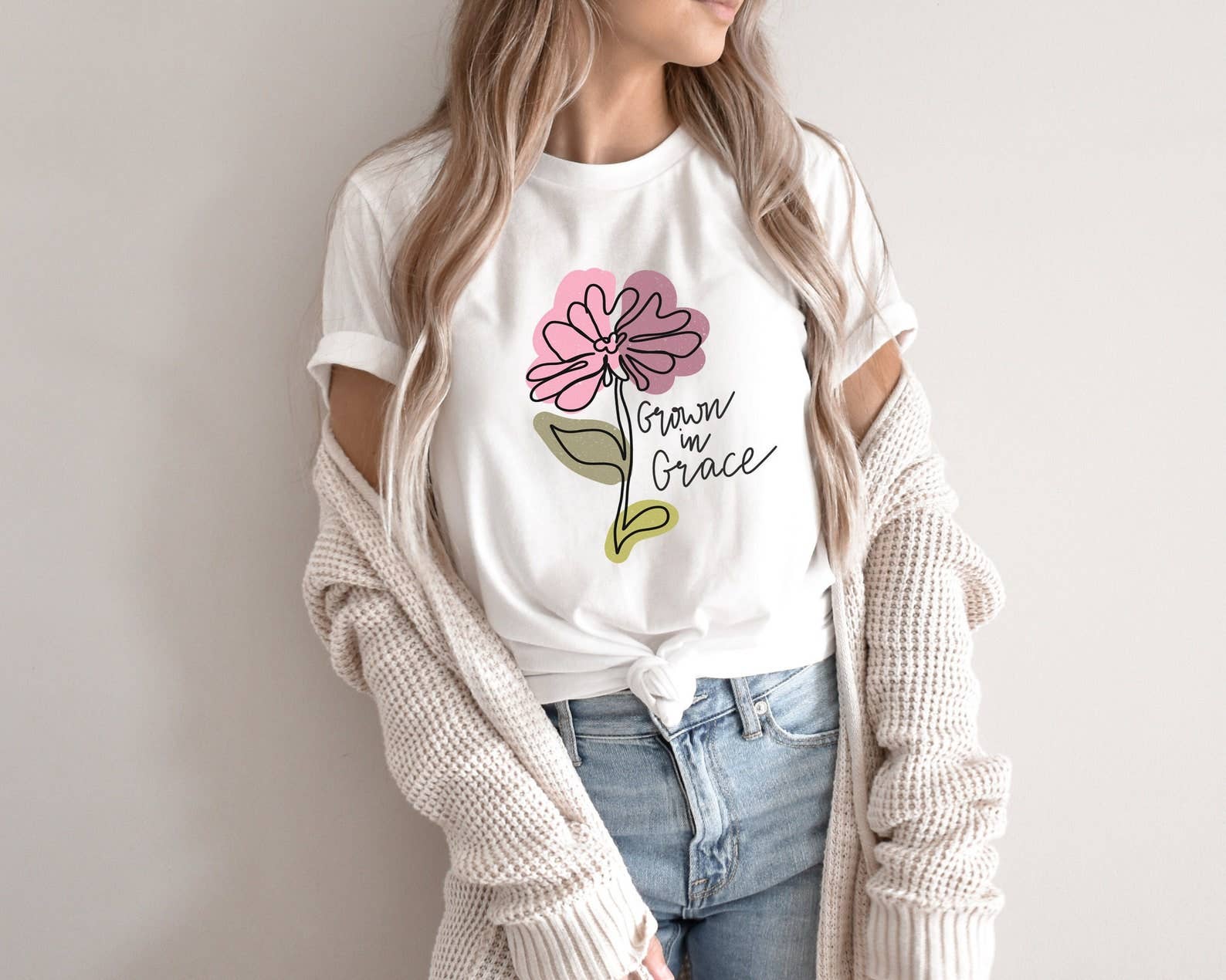 Grown in Grace T-Shirt - Cute Mom Shirt