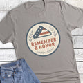 Memorial Day Honor Folded Flag Graphic Tee