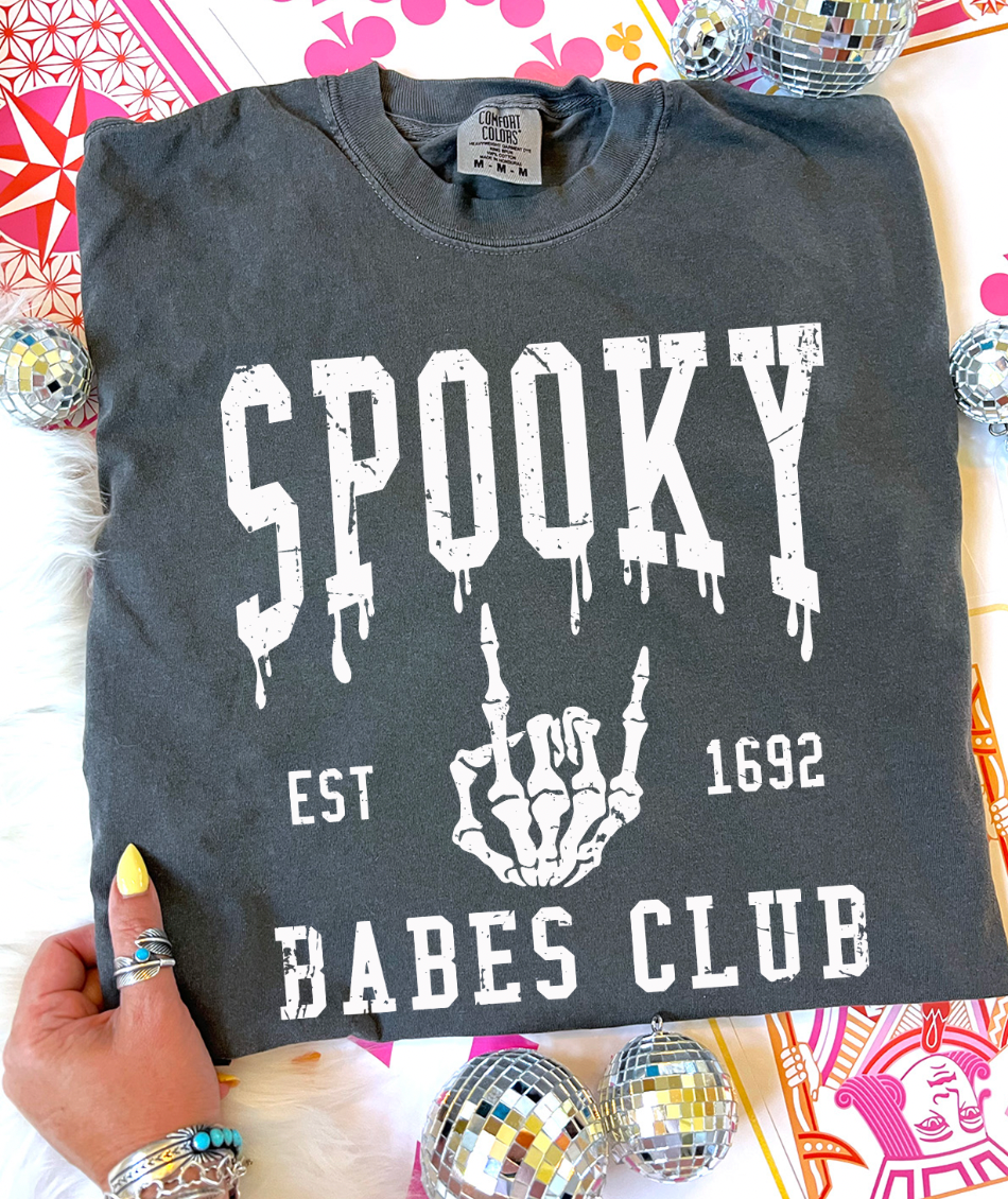 Spooky Babes Club - Comfort Color Pepper