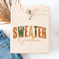 Sweater Weather, Fall, Retro Varsity, Autumn Pumpkin T-Shirt