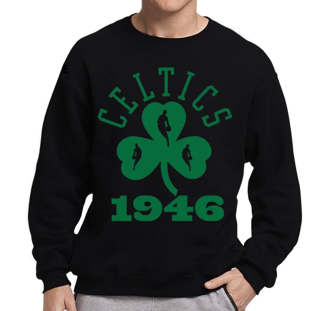 Boston Celtics 1946 Clover Players Silhouette Sweatshirt