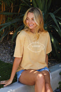 Game Day Mineral Washed Graphic Top