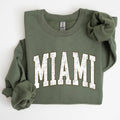 Miami, Football, Sports, Game Day Touchdown State Sweatshirt