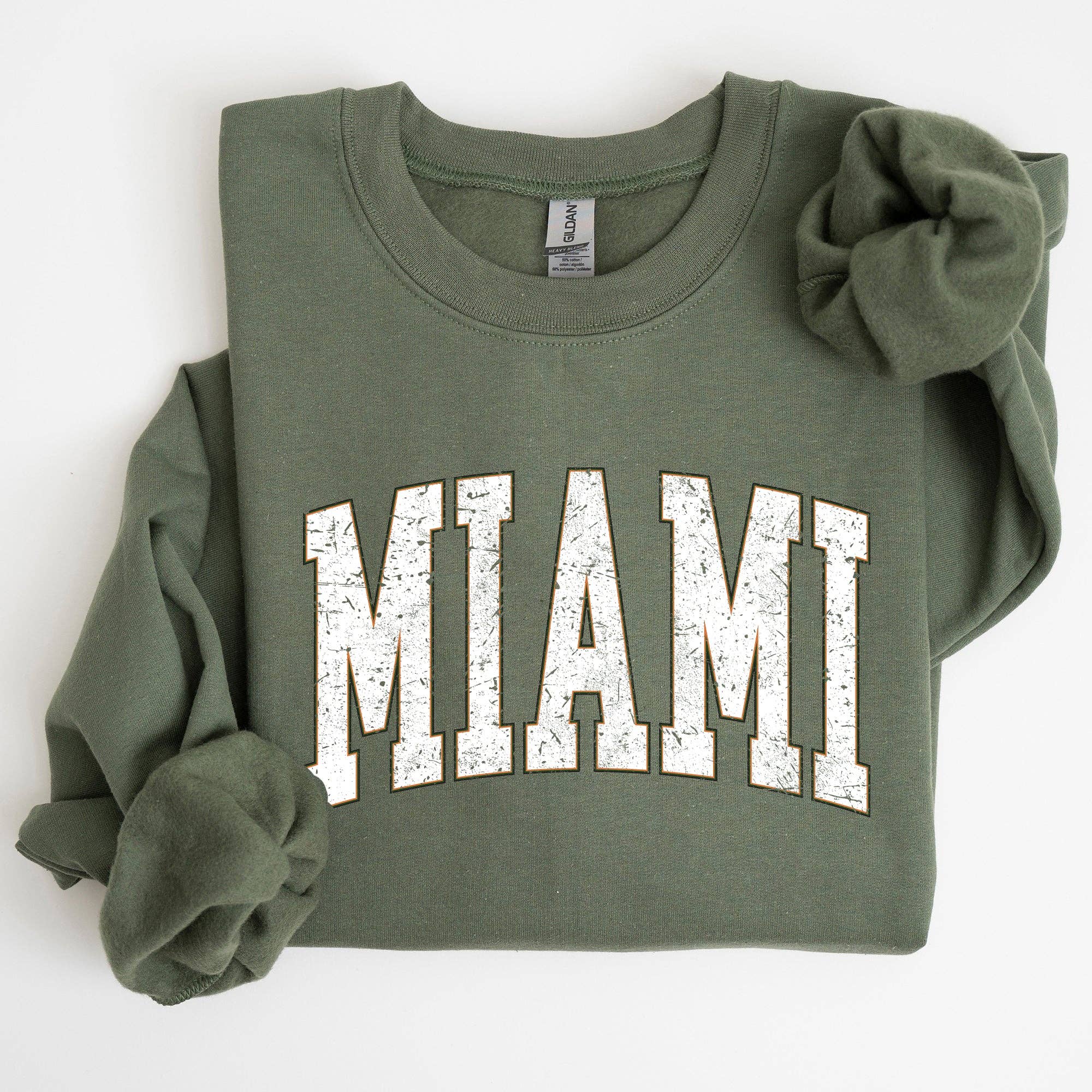Miami, Football, Sports, Game Day Touchdown State Sweatshirt