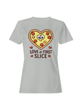 Heart Pizza Love At First Slice Women's T-Shirt