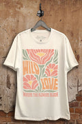 Wild Love Where the Flowers Bloom Graphic Top