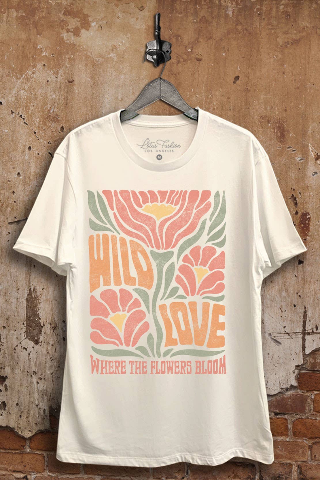 Wild Love Where the Flowers Bloom Graphic Top