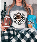 Cute Bleached Football Mom Tee Football Life & Character