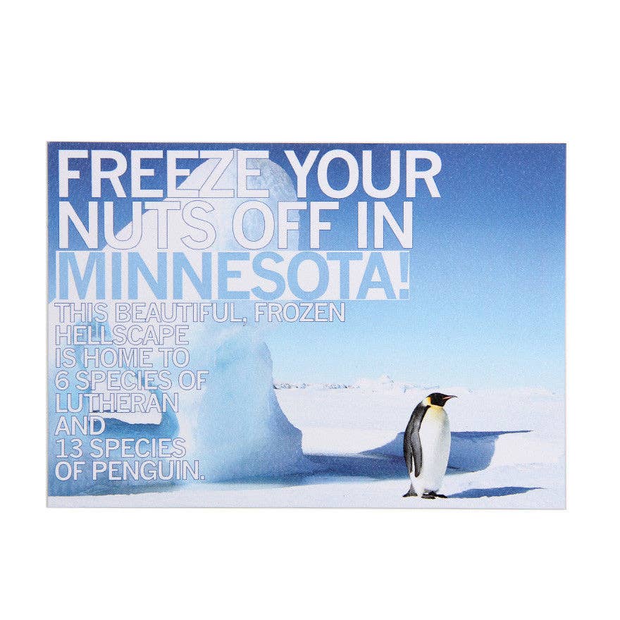 Freeze Minnesota Postcard